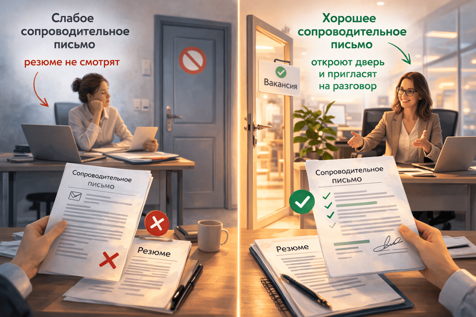 Иллюстрация услуги «Сопроводительное письмо»